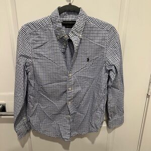 Ralph Lauren Blue Casual Button Down Shirt
